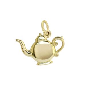 Faller Golden Teapot, Heritage, historical, 18ct yellow gold, pendant, Derry landmark