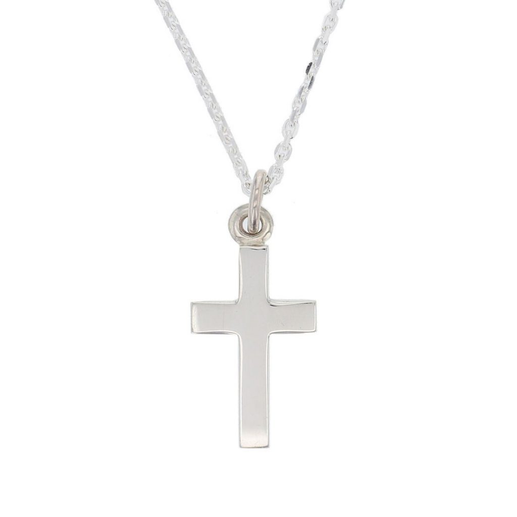 Faller sterling silver plain block cross pendant, christian symbol,Faller sterling silver plain block cross pendant, christian symbo, faith, spiritual pendant