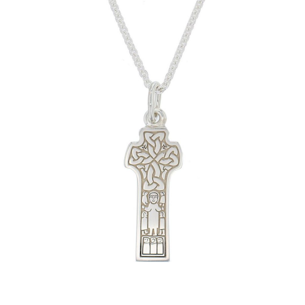 Donagh cross, Carndonagh small silver pendant and chain