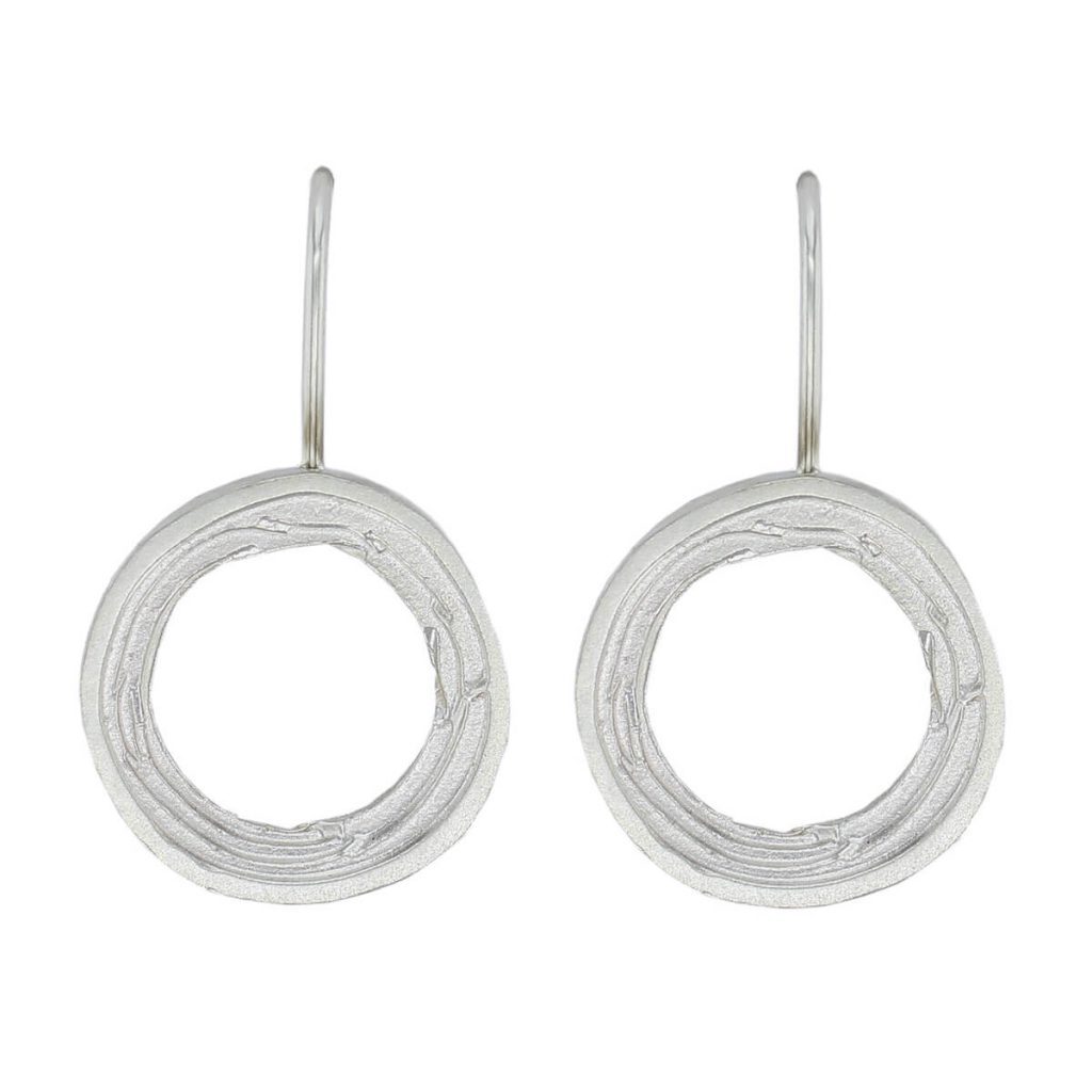 Grianán of Aileach silver drop earrings