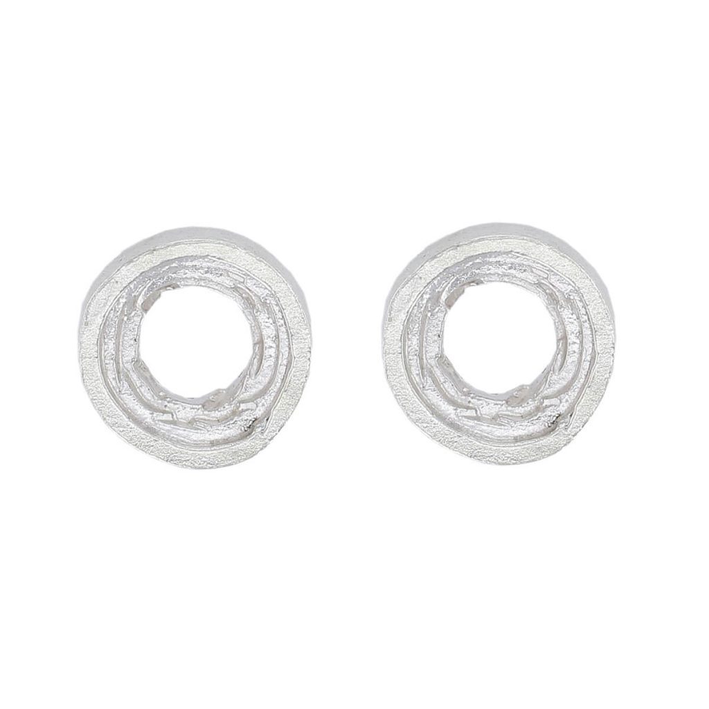 Grianán of Aileach silver stud earrings