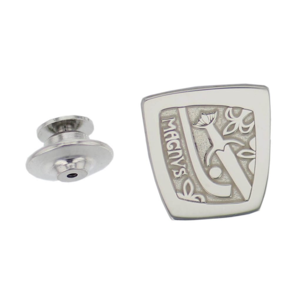 Galloglas Magnus silver dress lapel pin