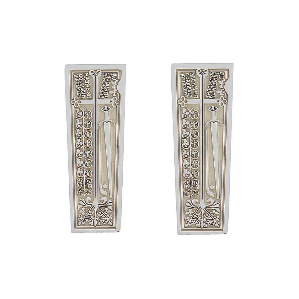 Galloglas Stone silver cufflinks