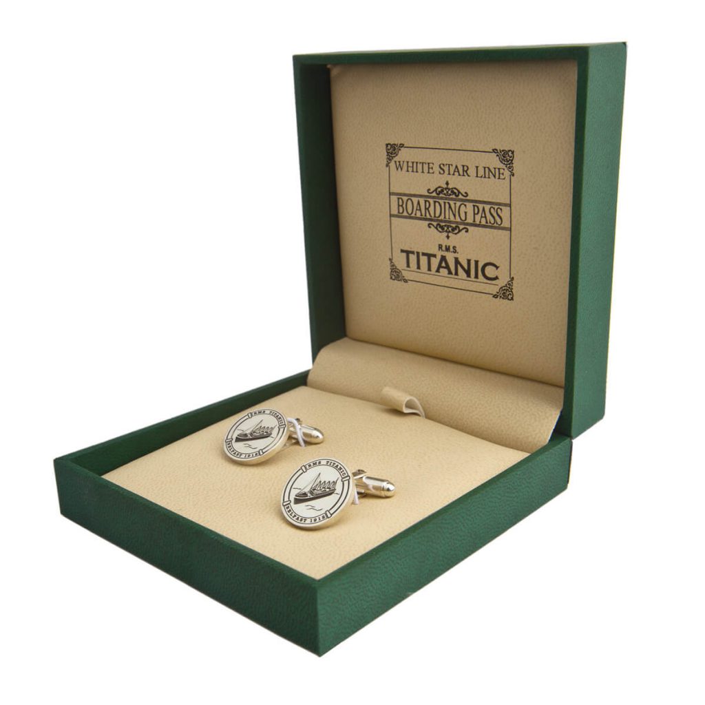 Titanic cufflink box