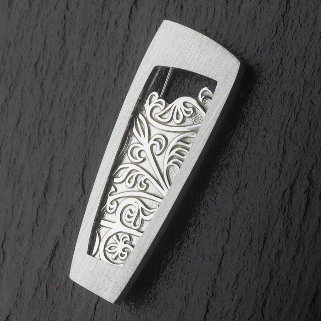 Galloglas Fleur silver brooch
