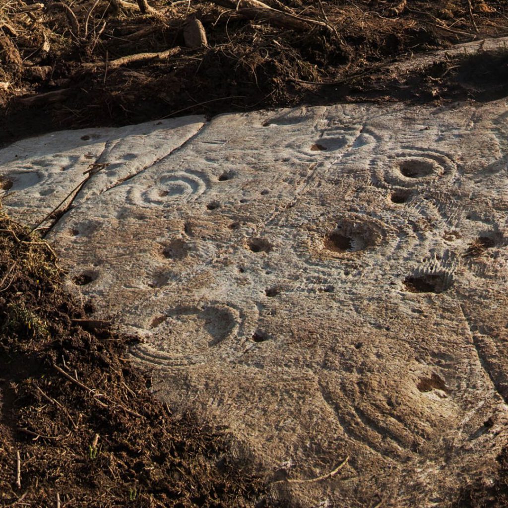 Isle of Doagh, prehistoric rock art, Irish rock art, Donegal rock art, petroglyphs, rock carving, cup & ring art, cup & ring carving,