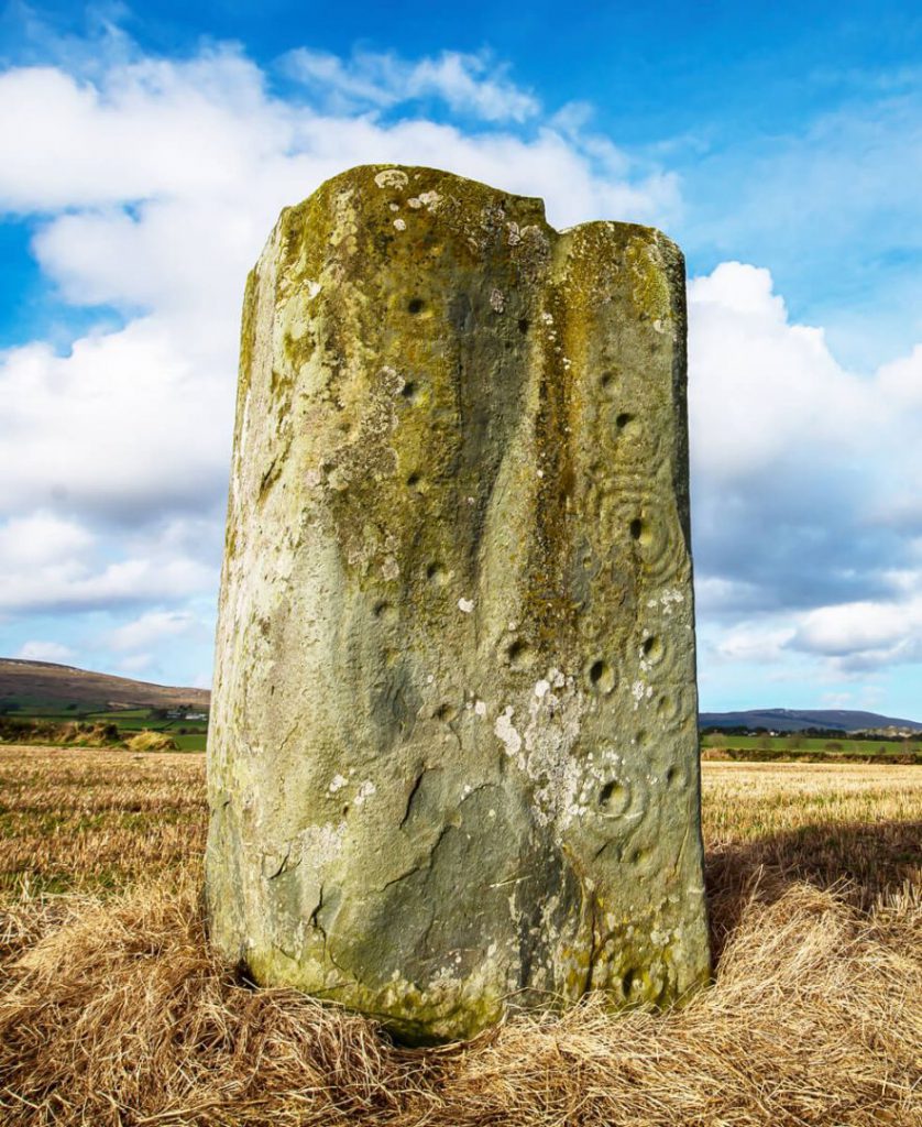 Ardmore Gallán Standing Stone, Muff, Co. Donegal, petroglyphs, prehistoric rock carving, neolithic art