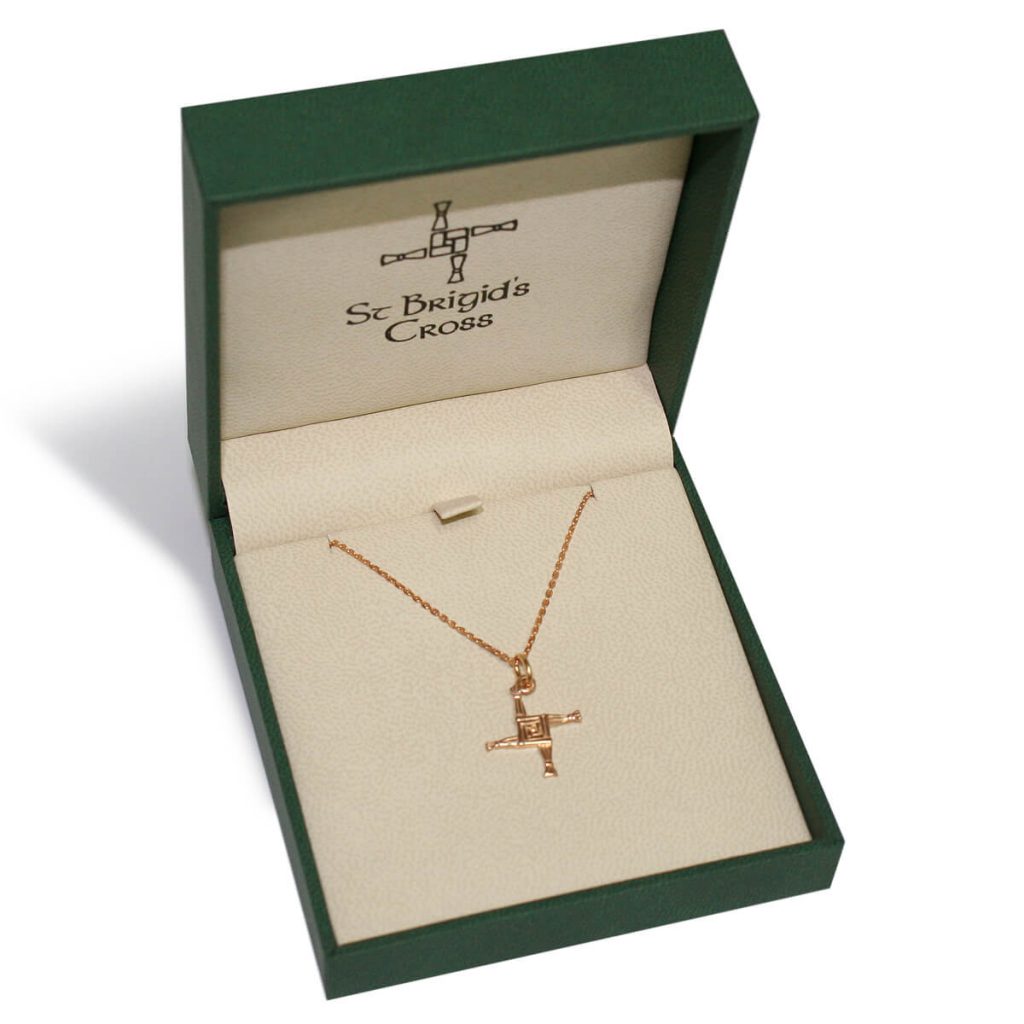 Faller St. Brigid's Cross, Gold St. Bridget's cross pendant