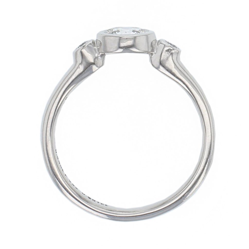 Diamond Platinum Trilogy Ring 0.59ct
