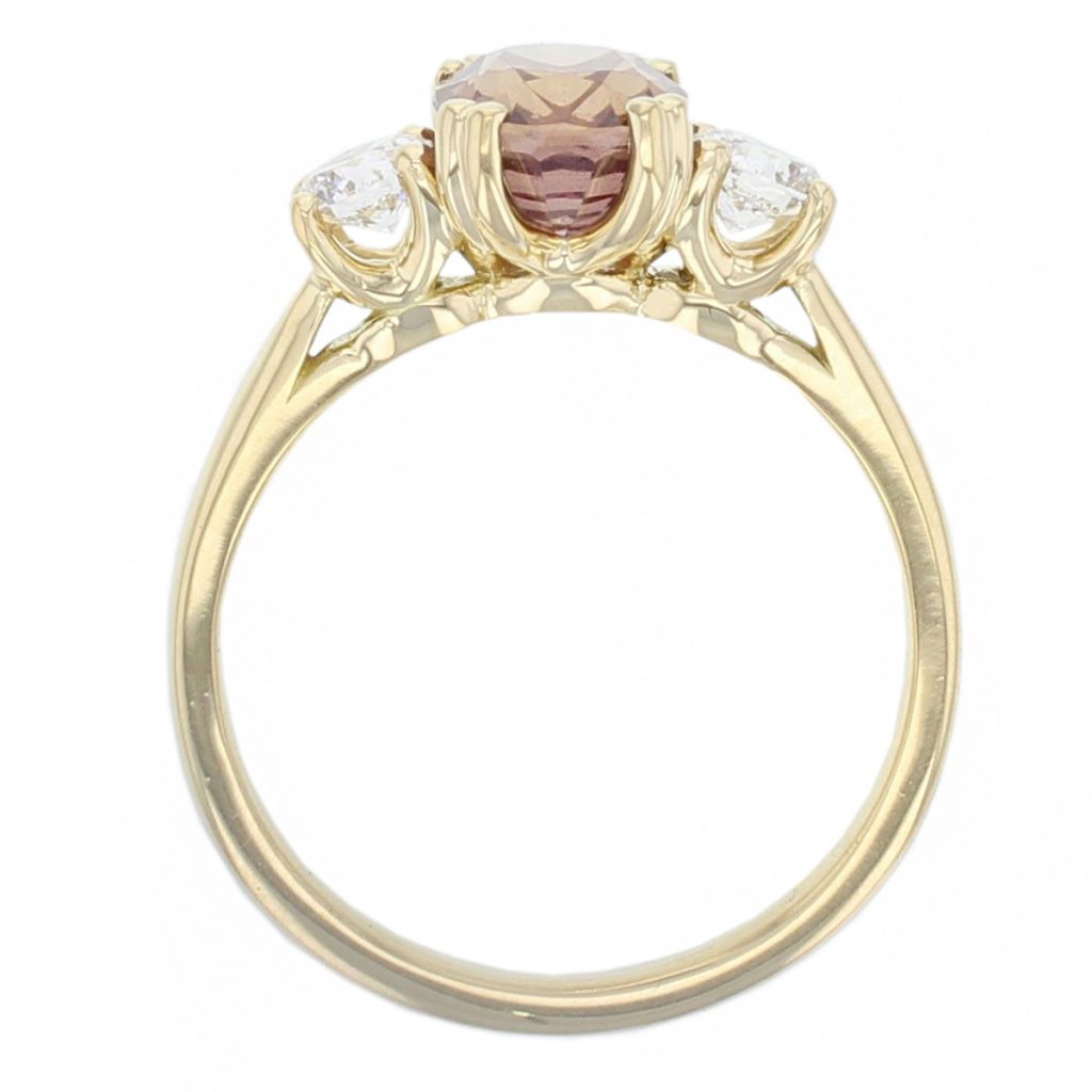 Sapphire & Diamond 18ct Yellow Gold Ring