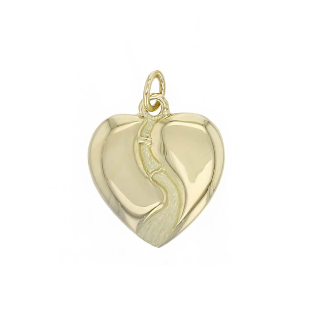 small Heart of Derry 18ct yellow gold pendant
