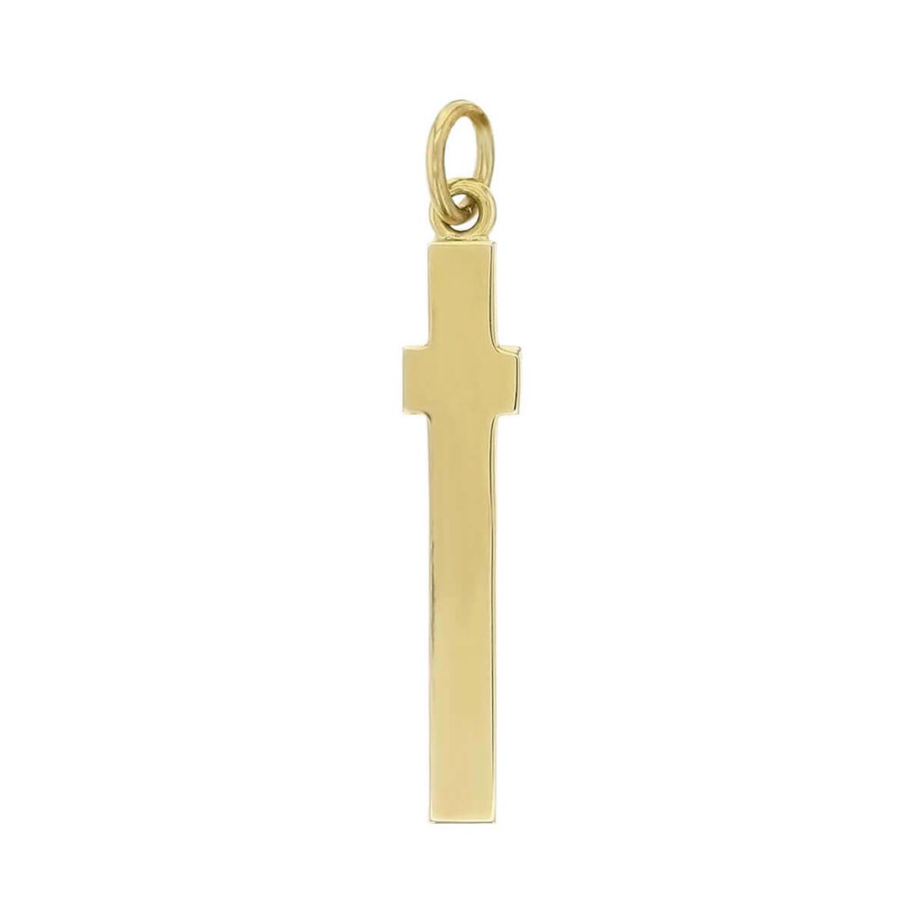 18ct yellow gold West Cross, Carrowmore pendant