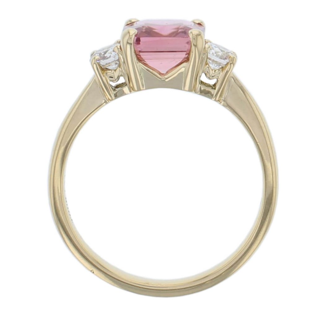 Tourmaline & Diamond 18ct Yellow Gold Ring