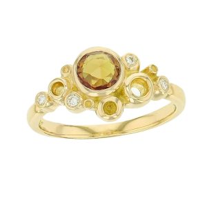 Yellow Sapphire 18ct Yellow Gold Fizz Ring