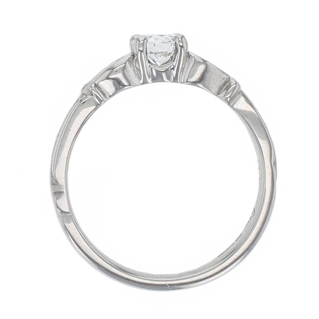 round cut diamond multi-stone shoulder set engagement ring, platinum, designer, handmade by Faller, hand crafted, betrothal, promise, precious jewellery, jewelry, GIA certified, bridal set, hand crafted, G.I.A. GIA, multistone