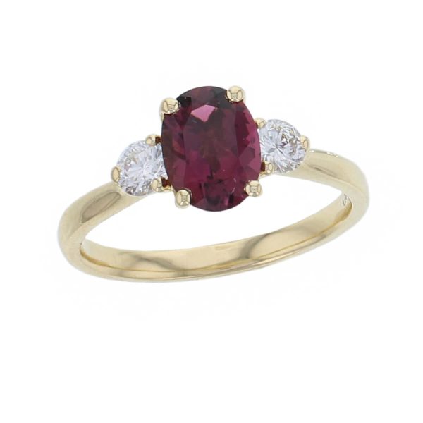 Tourmaline & Diamond 18ct Yellow Gold Ring