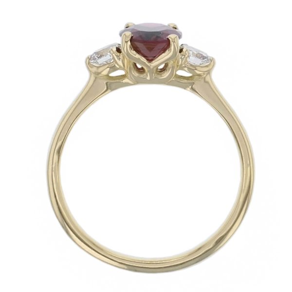 Tourmaline & Diamond 18ct Yellow Gold Ring