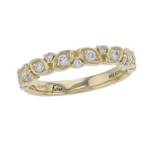 3.0mm wide 18ct yellow gold ladies round brilliant cut diamond eternity ring, personalised engraving, court profile, comfort fit, precious jewellery by Faller of Derry/ Londonderry, jewelry, grain set, claw set