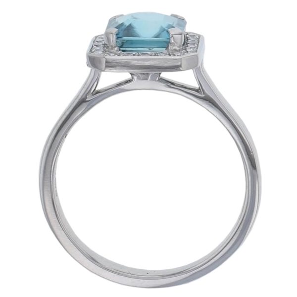 Zircon & Diamond Halo/Cluster Ring