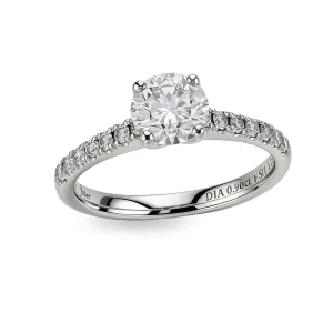 Diamond Platinum Multistone Ring 1.13ct