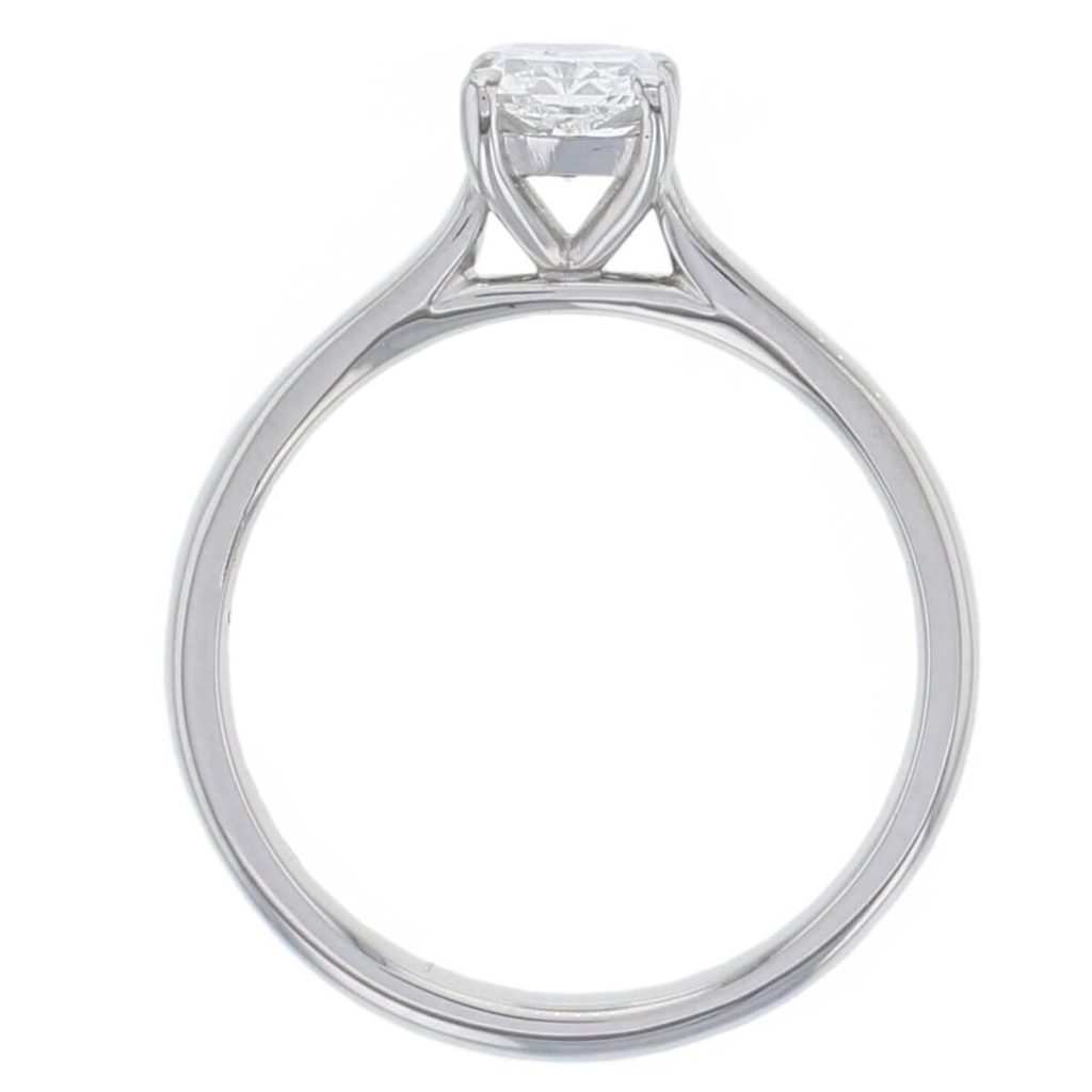 radiant cut diamond solitaire engagement ring, platinum, designer, handmade by Faller, hand crafted, betrothal, promise, precious jewellery, jewelry, GIA certified, G.I.A. GIA