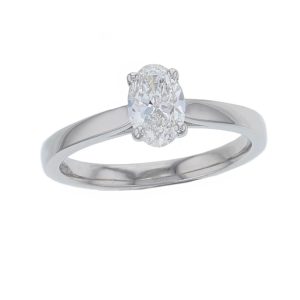 oval cut diamond solitaire engagement ring, platinum, designer, handmade by Faller, hand crafted, betrothal, promise, precious jewellery, jewelry, GIA certified, G.I.A. GIA